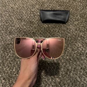 Quay Australia Rose Gold Women's Sunglasses